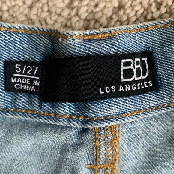 Jean Shorts NWT Cut off Button Fly BBJ‎ Los Angeles Pinch slimming size 5 - Picture 8 of 8